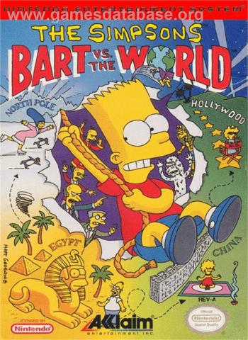 Cover Simpsons, The - Bart Vs. the World for NES